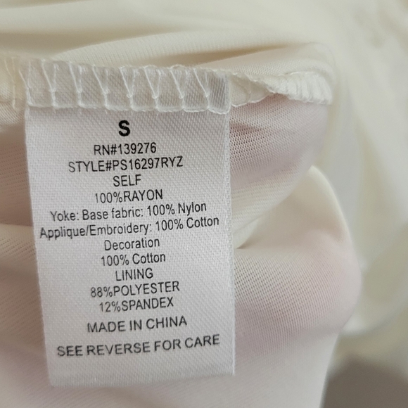 Pale Sky Stanbury Lace Tunic Small - Picture 9 of 9